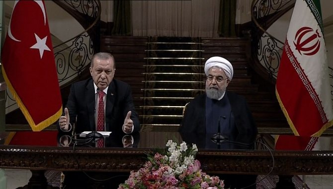 Erdoğan Ruhani’yle Görüştü: Gündem Kuzey Irak’tı