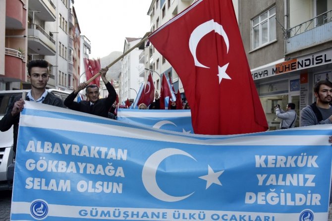 Gümüşhane’de Kerkük Yürüyüşü