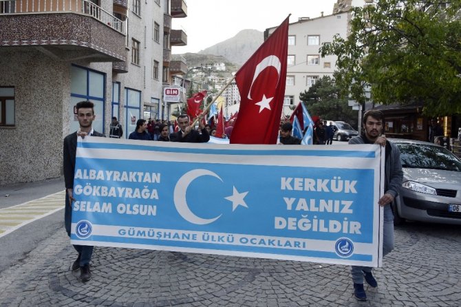 Gümüşhane’de Kerkük Yürüyüşü
