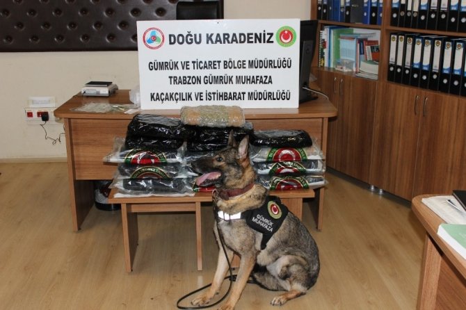 Trabzon Havalimanı’nda Piyasa Değeri 307 Bin Tl Olan 15 Kilo 371 Gram Esrar Ele Geçirildi