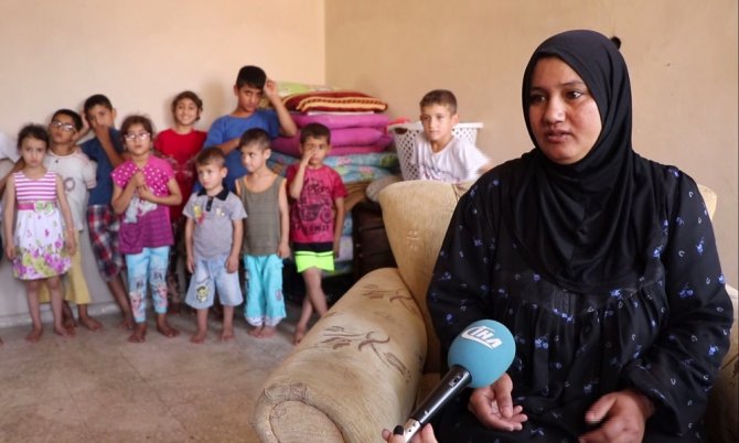 Savaştan Kaçan Şeyme, 16 Çocukla Tek Odalı Evde Kalıyor