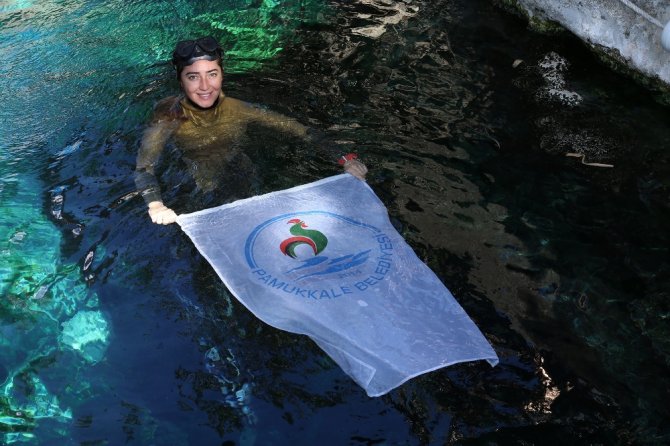 Milli Dalgıç Şahika Ercümen’den Antik Havuz Dalışı