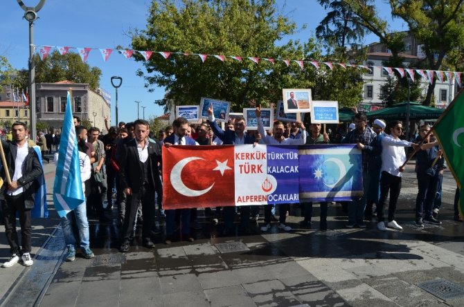 Trabzon’da Alperen Ocakları “Kerkük” Yürüyüşü Düzenledi