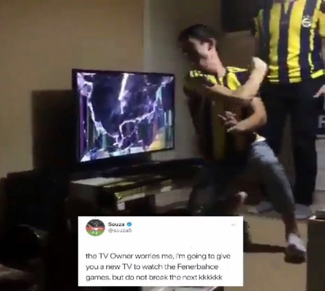 Souza Sözünü Tuttu: Televizyonu Gönderdi