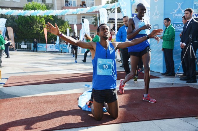 Darıca Yarı Maratonunda Zafer Etiyopyalı Atletin