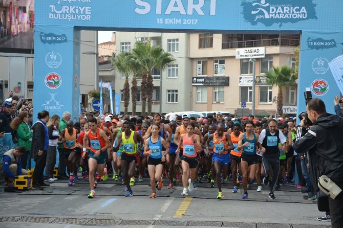 Darıca Yarı Maratonunda Zafer Etiyopyalı Atletin