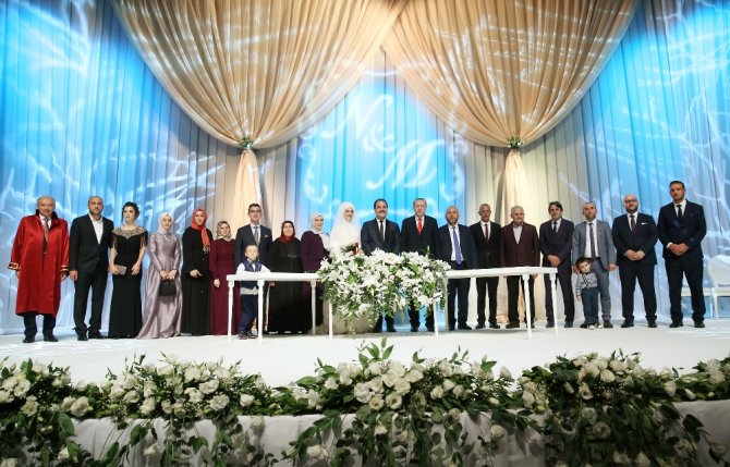 Erdoğan Ve Yıldırım Nikah Şahidi Oldu