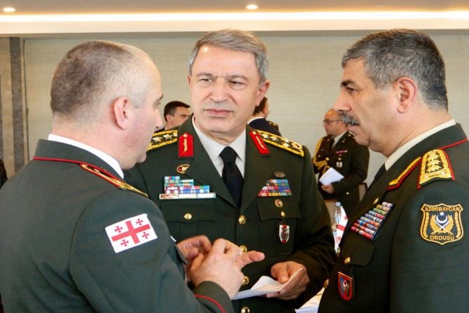 Üç Genelkurmay Başkanı Gürcistan’da Bir Araya Geldi