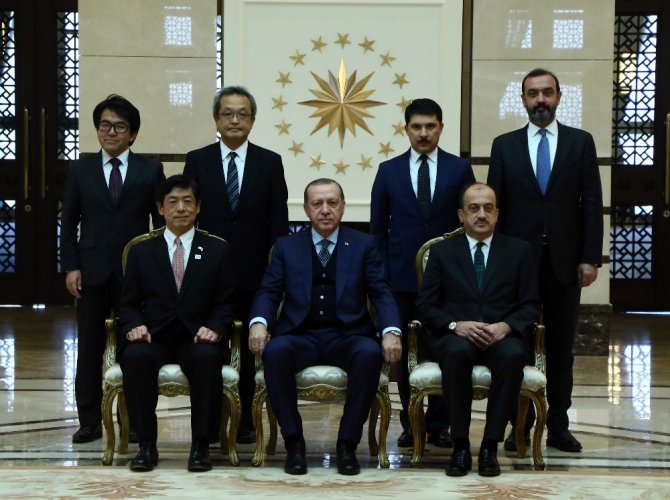 Erdoğan, Japonya Büyükelçisini Kabul Etti