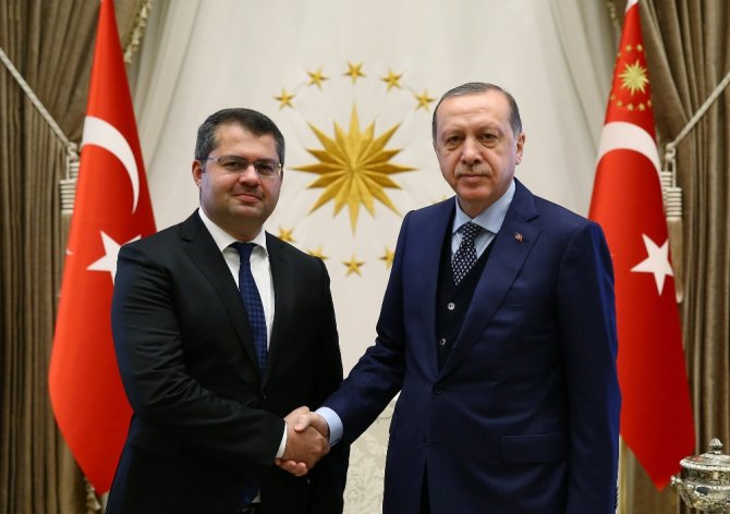 Erdoğan, Azerbaycan Büyükelçisi İbrahim’i Kabul Etti