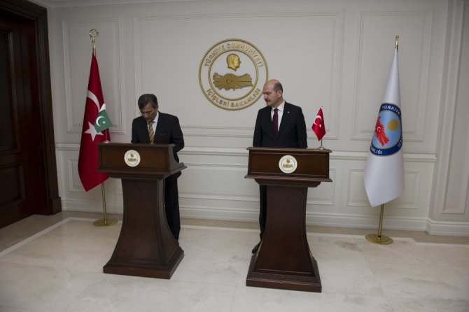 Bakan Soylu, Pakistan Heyetiyle Bir Araya Geldi