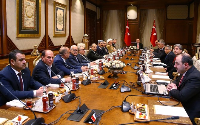 Erdoğan, Irak Türkmenlerini Kabul Etti