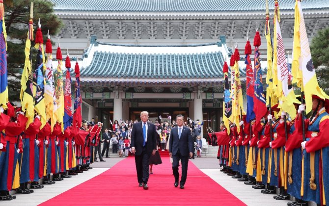 Abd Başkanı Trump Güney Kore’de
