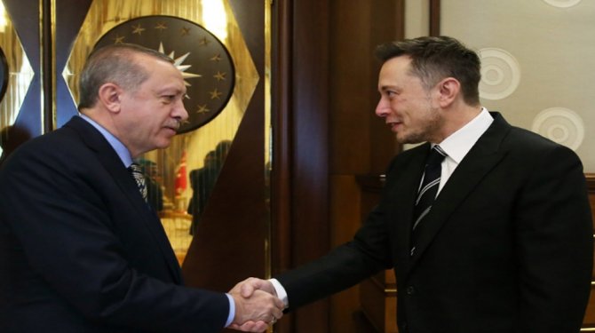 Elon Musk Beştepe’de
