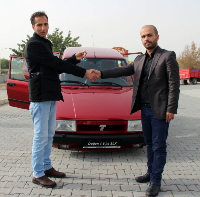 50 Bin Tl’lik 2002 Model Tofaş Marka Otomobil Trabzon’a Geldi