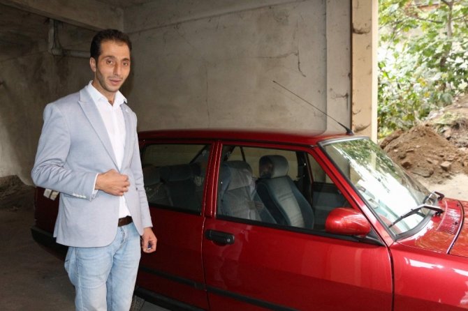 50 Bin Tl’lik 2002 Model Tofaş Marka Otomobil Trabzon’a Geldi