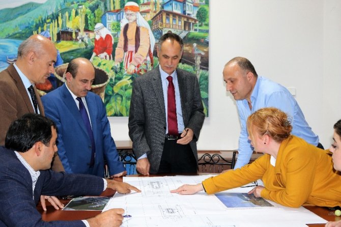 Akçaabat’ta Teleferik Projesinde İstasyon Yerleri Ve Kalkış Noktaları Belirlendi
