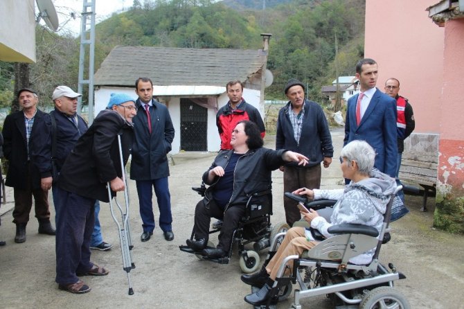 Görele Kaymakamı Ermiş’ten Engelli Ve Yaşlılara Ziyaret