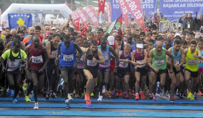 39. İstanbul Maratonu Koşuldu