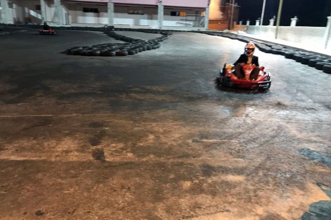 Gümüşhane’nin Go-kart Pisti Test Aşamasında
