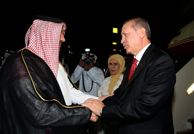 Cumhurbaşkanı Erdoğan Katar’da