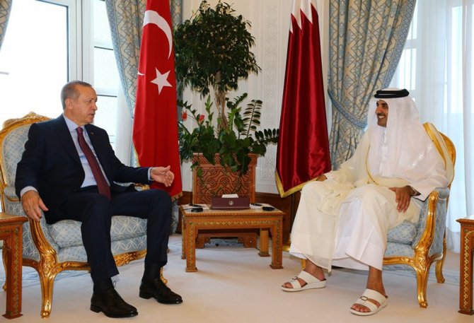 Cumhurbaşkanı Erdoğan El Sani İle Bir Araya Geldi