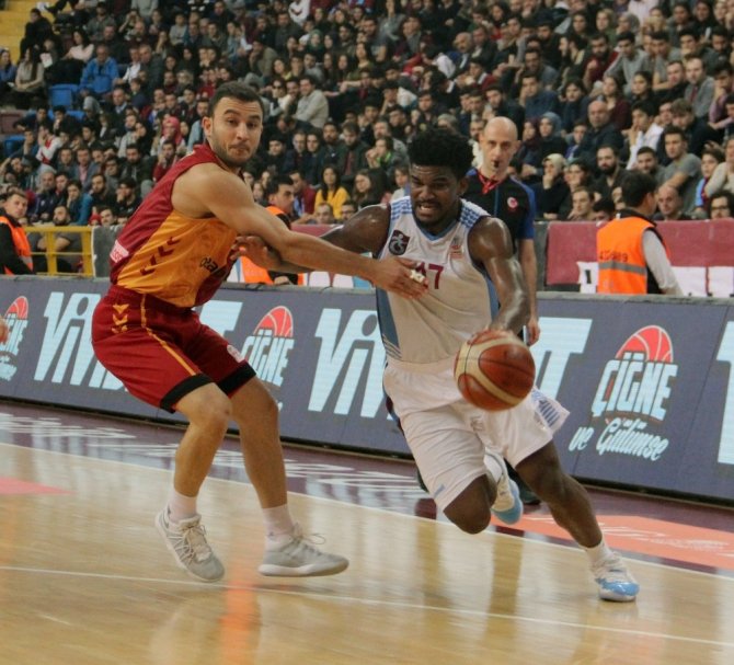 Tahincioğlu Basketbol Süper Ligi: Trabzonspor: 103 - Galatasaray Odeabank: 82