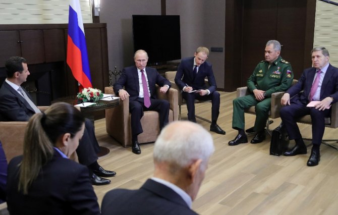 Putin Ve Esed Rusya’da Bir Araya Geldi
