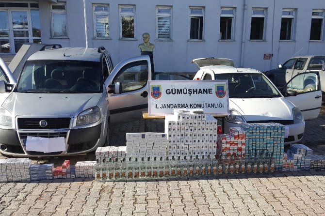 Kelkit Jandarma Ekiplerinden Kaçakçılara Ağır Darbe