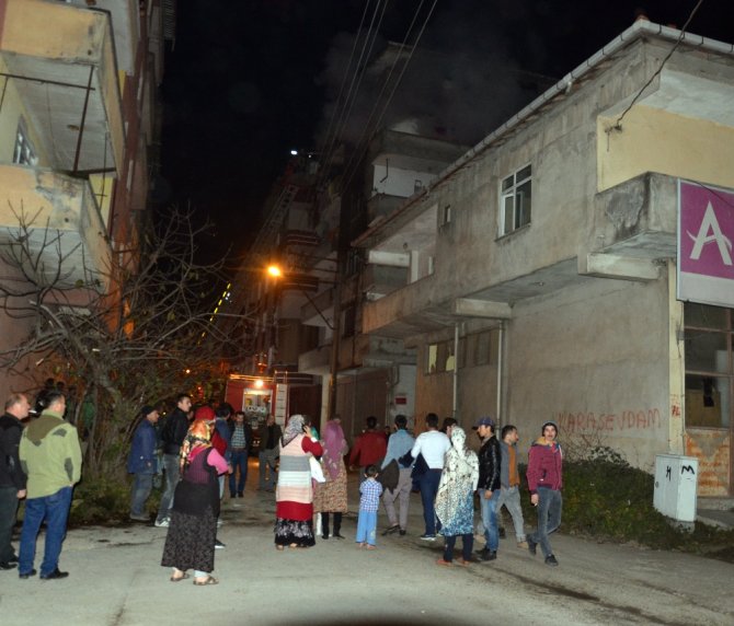 Sobadan Sıçrayan Kıvılcım Evi Yaktı