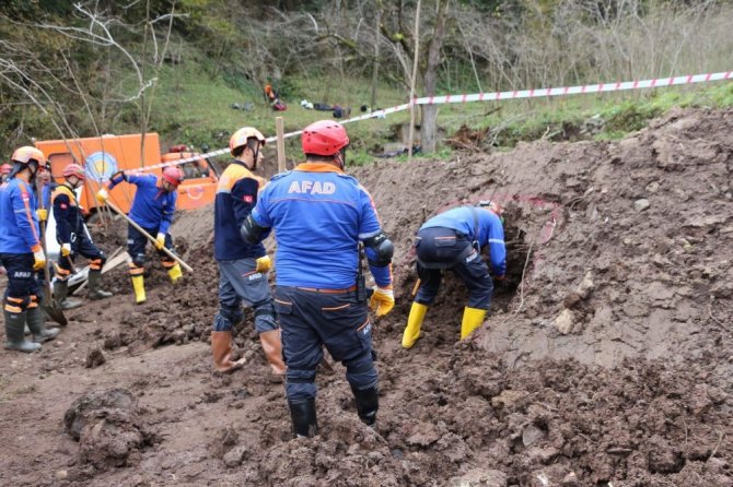 Afad’dan Trabzon’da Heyelan Ve Sel Tatbikatı