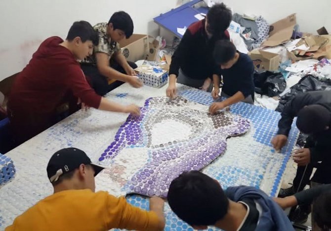 5 Bin Atık Kapakla Yapıldı