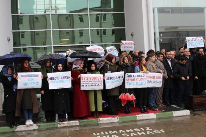 Giresun’da Stk’lardan ‘Kudüs’ İçin Ortak Basın Açıklaması