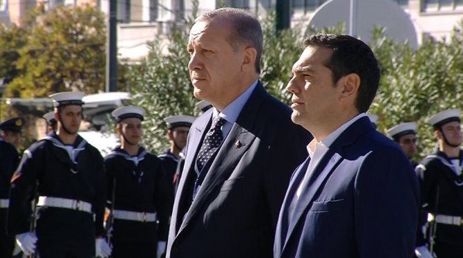 Erdoğan ’Meçhul Asker Anıtı’na Çelenk Bıraktı