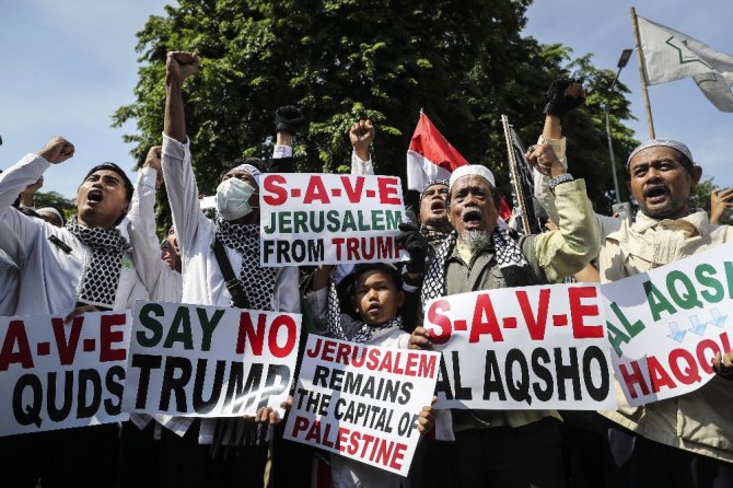 Endonezya’dan Trump’ın Kudüs Kararına Protesto