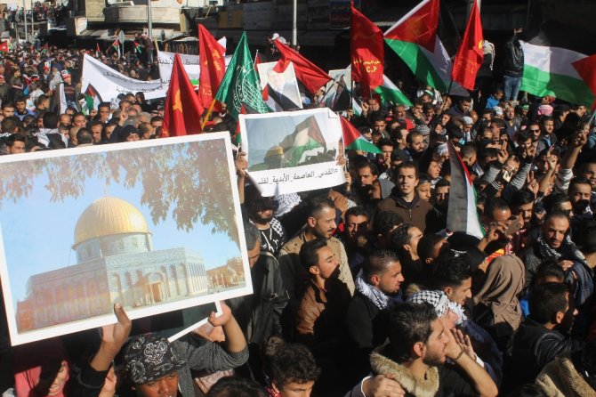 Amman’da Onbinler Kudüs İçin Eylem Yaptı