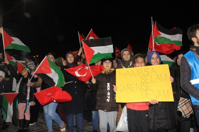 Ayasofya Meydanı’nda İsrail Protestosu