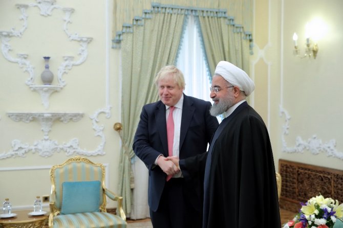 Hasan Ruhani Boris Johnson’la Görüştü