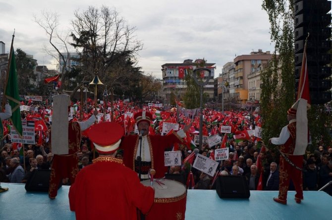 Trabzon’da İsrail Ve Abd’ye Tepki