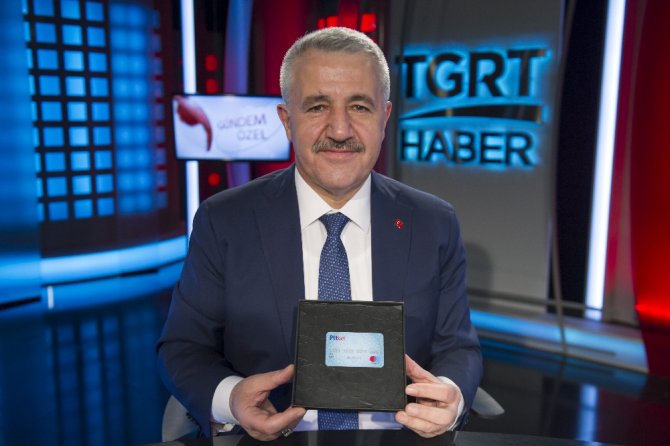 Bakan Arslan Ptt Kart’ı Tanıttı