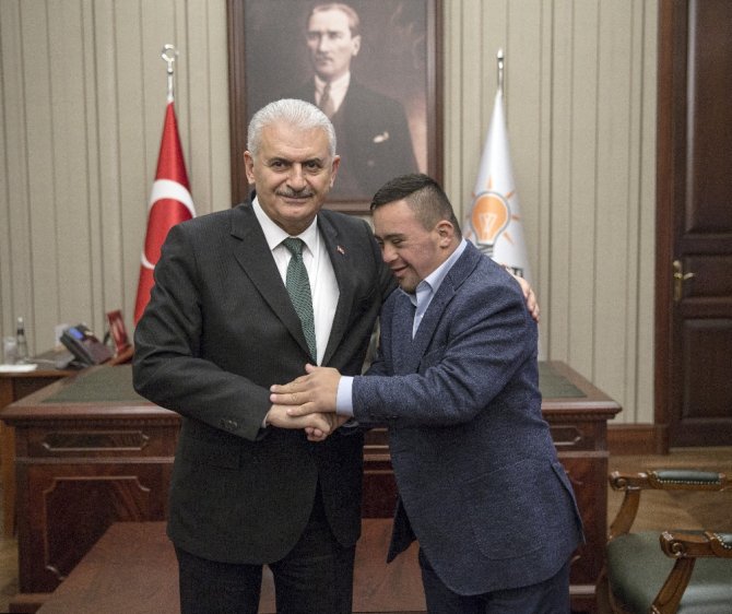 Filistinli Muhammed Başbakan Yıldırım’ın Konuğu Oldu