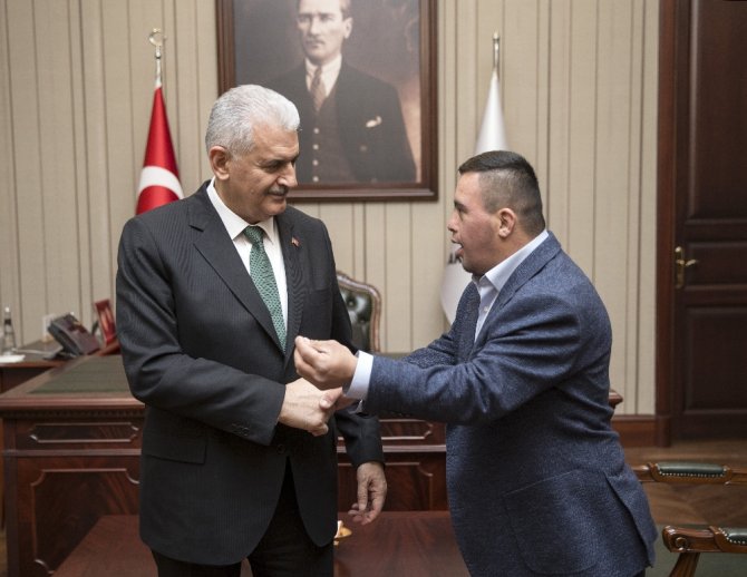 Filistinli Muhammed Başbakan Yıldırım’ın Konuğu Oldu