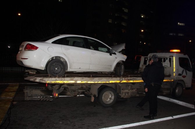 Giresun’da ‘Dur’ İhtarına Uymayan Şüpheli Araç Kaza Yaptı: 2 Yaralı