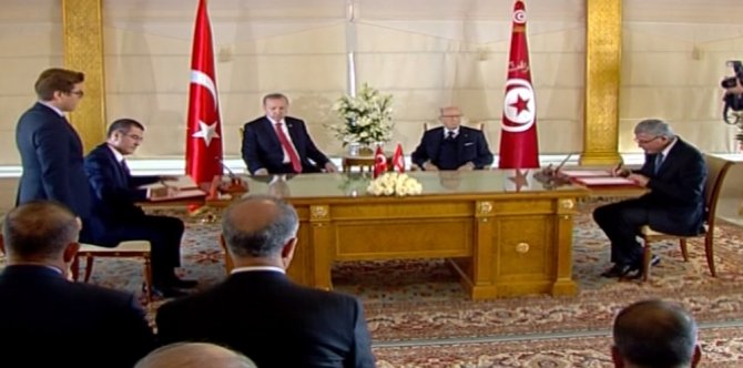 Türkiye İle Tunus Arasında 4 Anlaşma İmzalandı