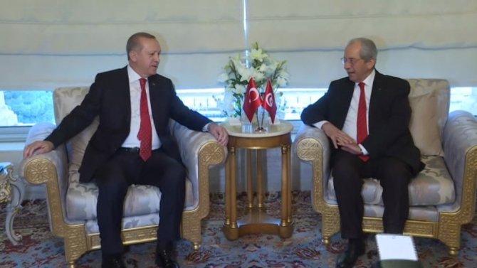 Erdoğan, Tunus Meclis Başkanı İle Görüştü