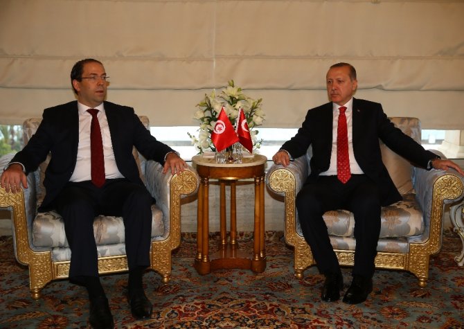 Cumhurbaşkanı Erdoğan, Tunus Başbakanı’nı Kabul Etti