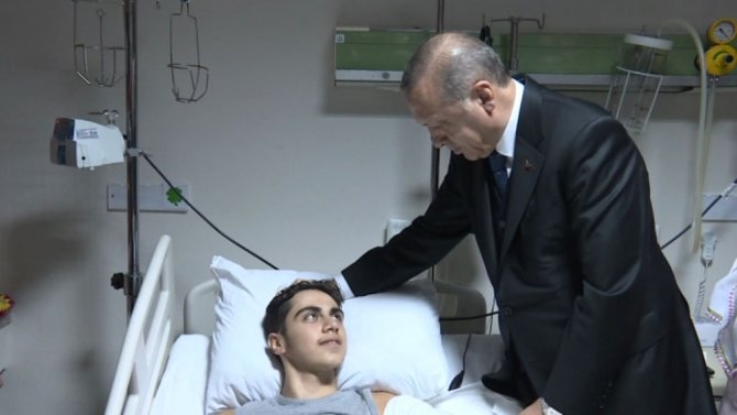 Cumhurbaşkanı Erdoğan Onu Ziyaret Etti