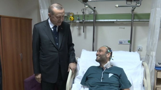 Cumhurbaşkanı Erdoğan Onu Ziyaret Etti