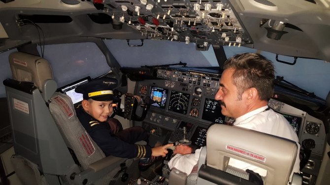 Sp Hastası Aygün’ün Pilotluk Hayali Gerçek Oldu