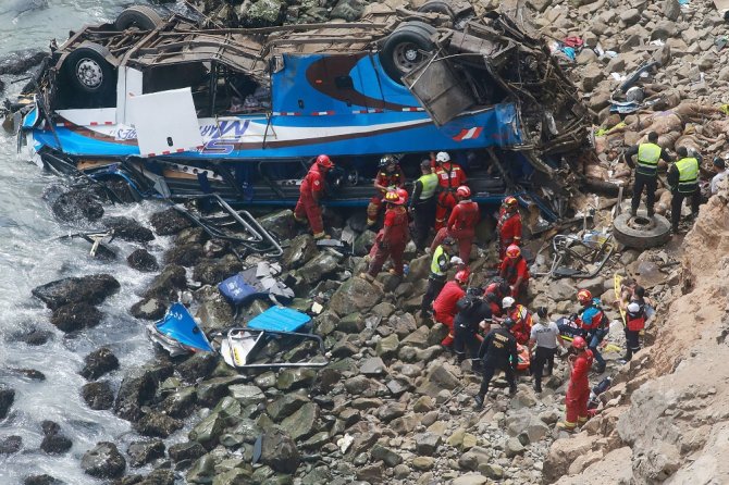 Peru’da Otobüs Uçuruma Devrildi: En Az 48 Ölü